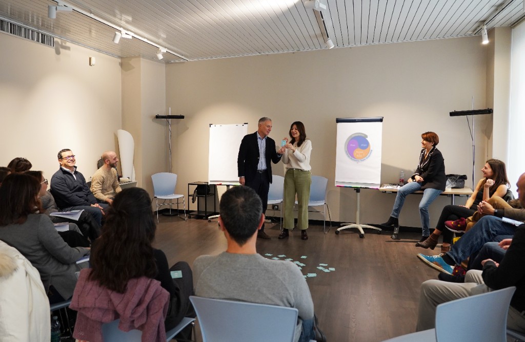 Sessione di Team Coaching Sistemico in aula